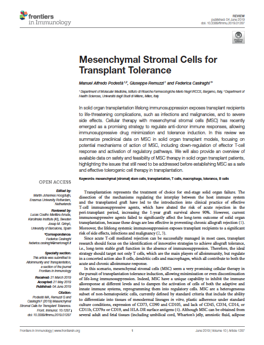 nephstrom's tweet photo. JUST OUT! A new #OpenAccess @nephstrom publication in @FrontImmunol from our partners at @Istituto di Ricerche Farmacologiche @MarioNegriIRCCS https://t.co/xavxbrySI1 Congratulations to the team! https://t.co/kb9XdAeJne