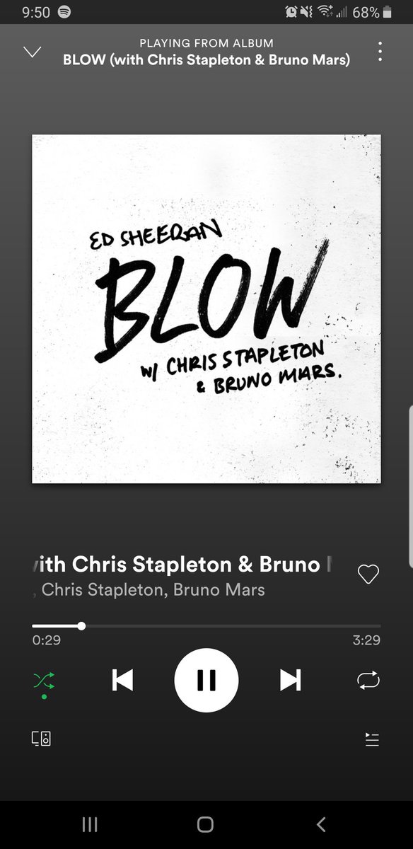 What are we thinking about the <a href="/edsheeran/">Ed Sheeran HQ</a> x <a href="/BrunoMars/">Bruno Mars</a> x <a href="/ChrisStapleton/">Chris Stapleton</a> collab #BLOW?! We are actually loving it!! 
Happy #NewMusicFriday!!