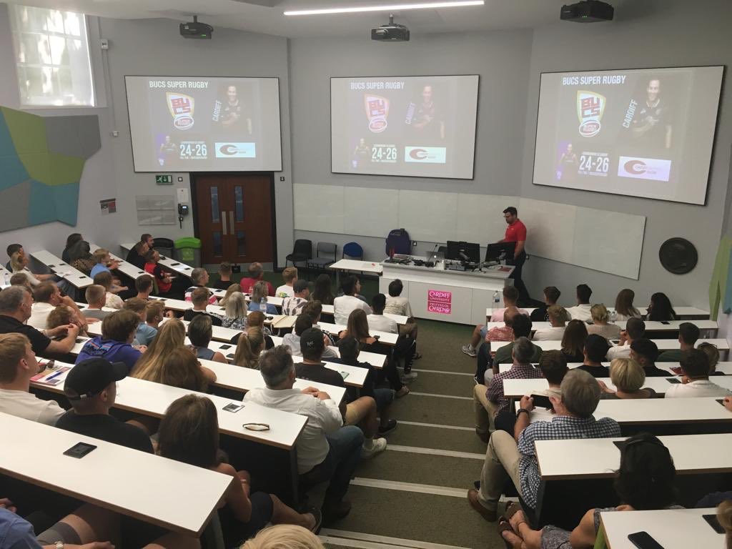 CardiffUniRugby's tweet image. Fantastic turn out for the @cardiffuni open day. Great conversations with players planning on applying to the university based on our rugby programme and @BUCSSuperRugby 🔴⚫️🔴⚫️