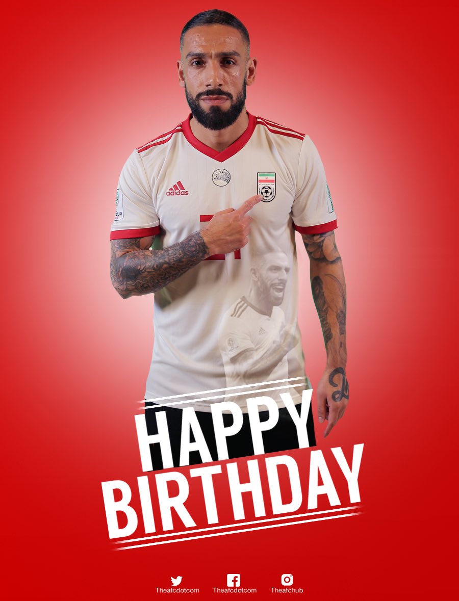 Happy birthday Ashkan Dejagah Captian of   and winner of 2008/09  