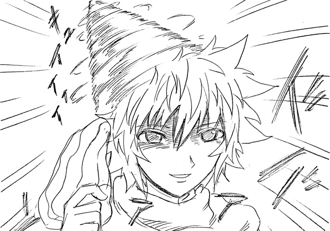 「なんてね…キミだけがドリルってるなんて思わないことだよ…ギン」
「ニャアァ…⁉︎」 