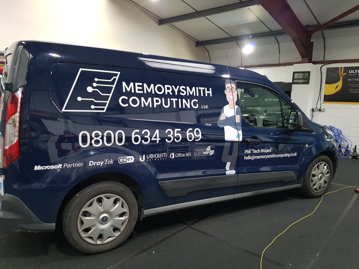 LeaCLEAR_Signs's tweet photo. May we introduce you to "Phil - The Tech Wizard" and "Toby - In Puppy Relations" from Memory Smith Computing, Verwood.
Eye catching vehicle graphics are a sure fired way of getting your business noticed!!
https://t.co/3NT1plTtjm 01202 982 317 https://t.co/Ucyo0Hv5El