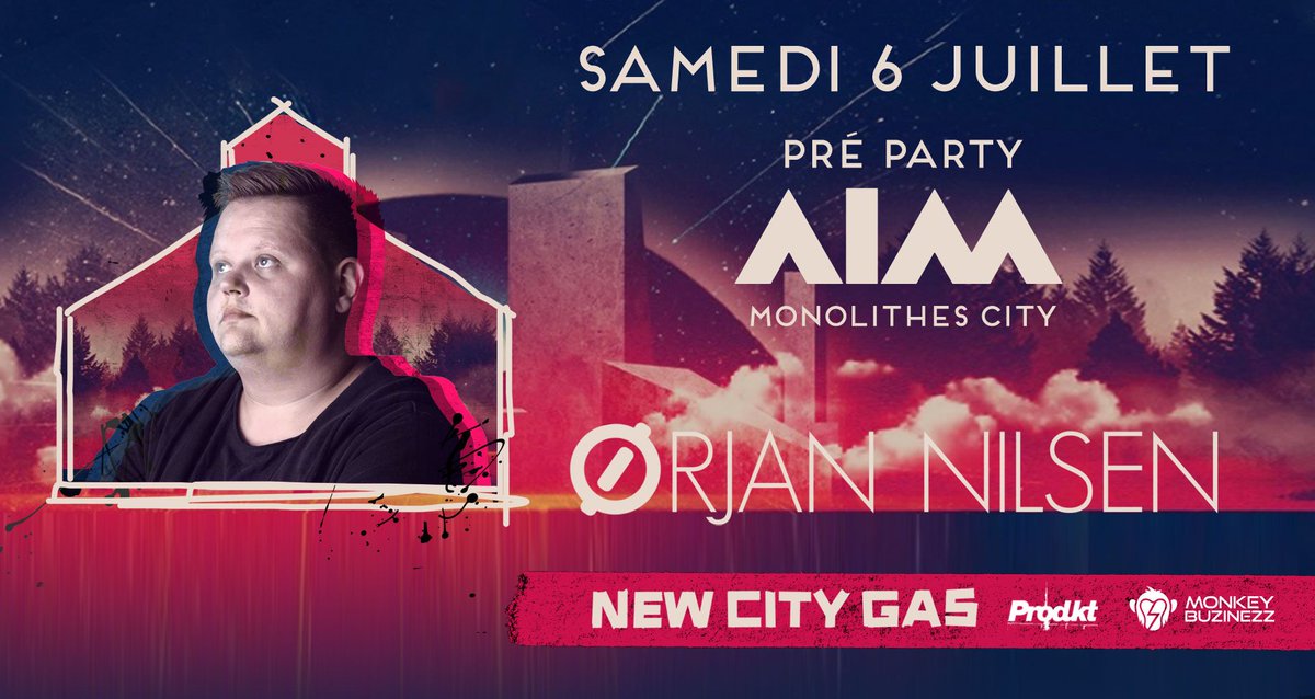 Happy to team up with <a href="/thisisprodukt/">Produkt</a> to present an AIM Preparty in collaboration with <a href="/monkeybuzinezz_/">Monkey BuzinezZ</a> this Saturday July 6th at <a href="/newcitygas/">New City Gas</a> featuring <a href="/orjan_nilsen/">Ørjan Nilsen</a>! ✨ Check your emails throughout the day for your free ticket 📩