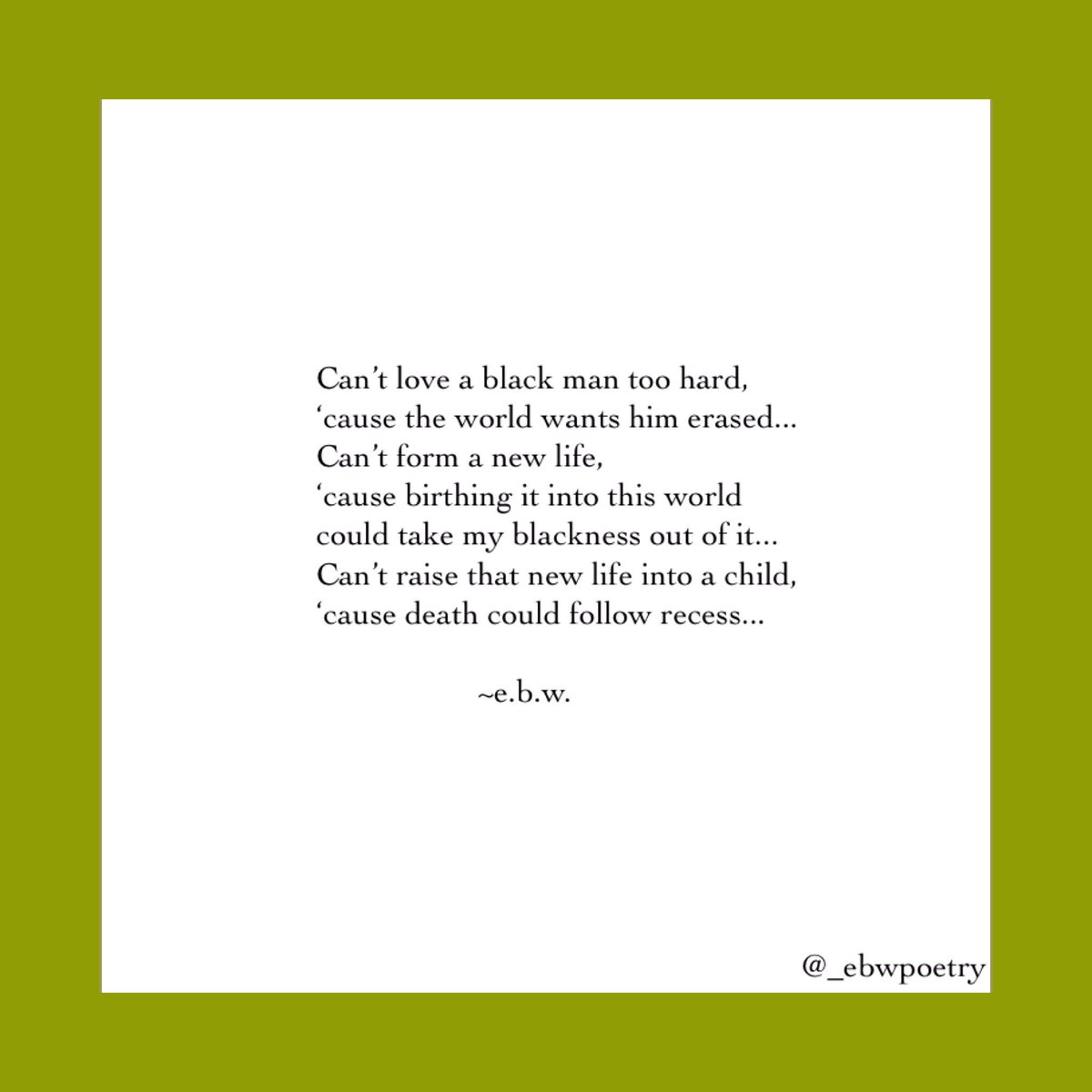 whoisebw's tweet photo. I reworked an older piece yesterday because who knows when I’ll actually write again. 🤷🏾‍♀️ 
•
•
#thisisamerica #freedomforwho #poetry #poems #micropoetry #writingcommunity #writerslife https://t.co/Ewo96FpoR8