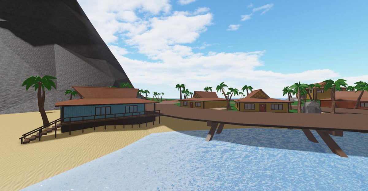 Panwells's tweet image. This is definitely going to be a big update to derby, here's yet another map that will come tomorrow! Tropical Island by @TheCoderBunny 🌴
