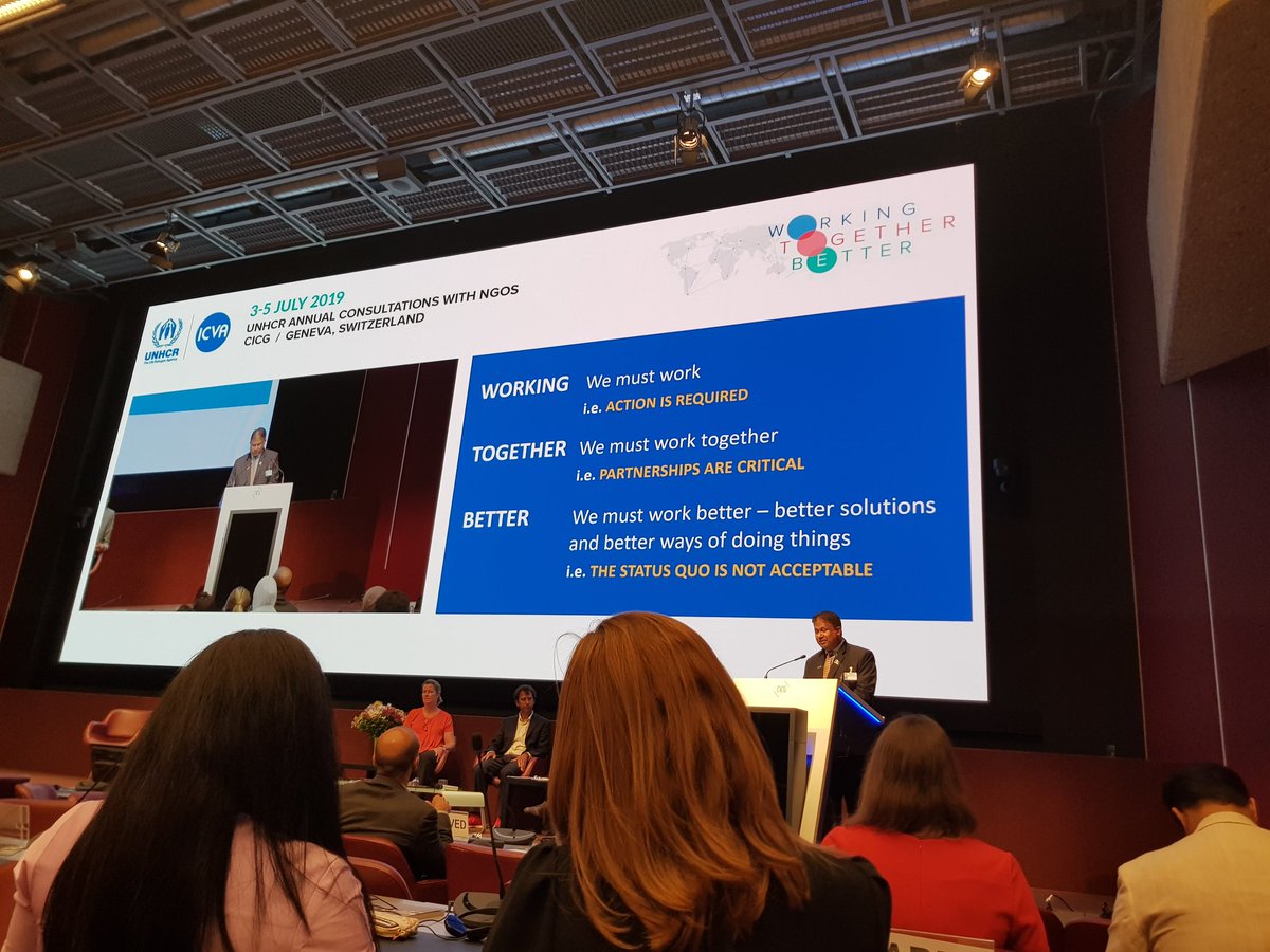 MarieGS_88's tweet photo. @doctordaud:

WORKING: Action is required
TOGETHER: Partnerships are critical
BETTER: The status quo is not acceptable

#UNHCRNGOs @UNHCRPartners https://t.co/8kQ5lsPMzs