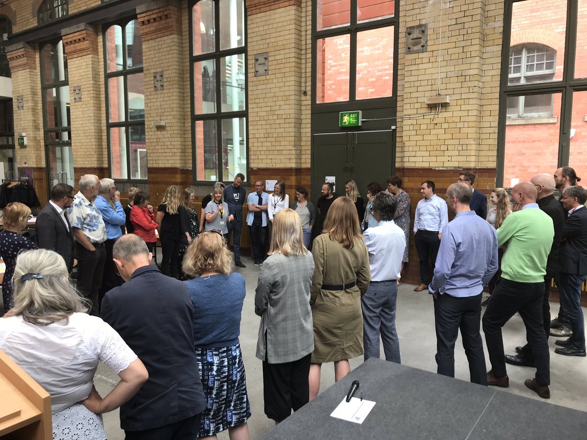 CaitlinEGleeson's tweet photo. Had a lovely time this morning delivering a workshop on cultural partnership with people from Manchester, Aarhus and Aarlborg arts orgs. There were some fascinating ideas and conversations, thanks for having me! @McrCulturePship @CreativeExperts https://t.co/LsuVWz4dwg