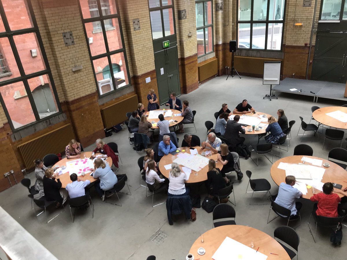 CaitlinEGleeson's tweet photo. Had a lovely time this morning delivering a workshop on cultural partnership with people from Manchester, Aarhus and Aarlborg arts orgs. There were some fascinating ideas and conversations, thanks for having me! @McrCulturePship @CreativeExperts https://t.co/LsuVWz4dwg