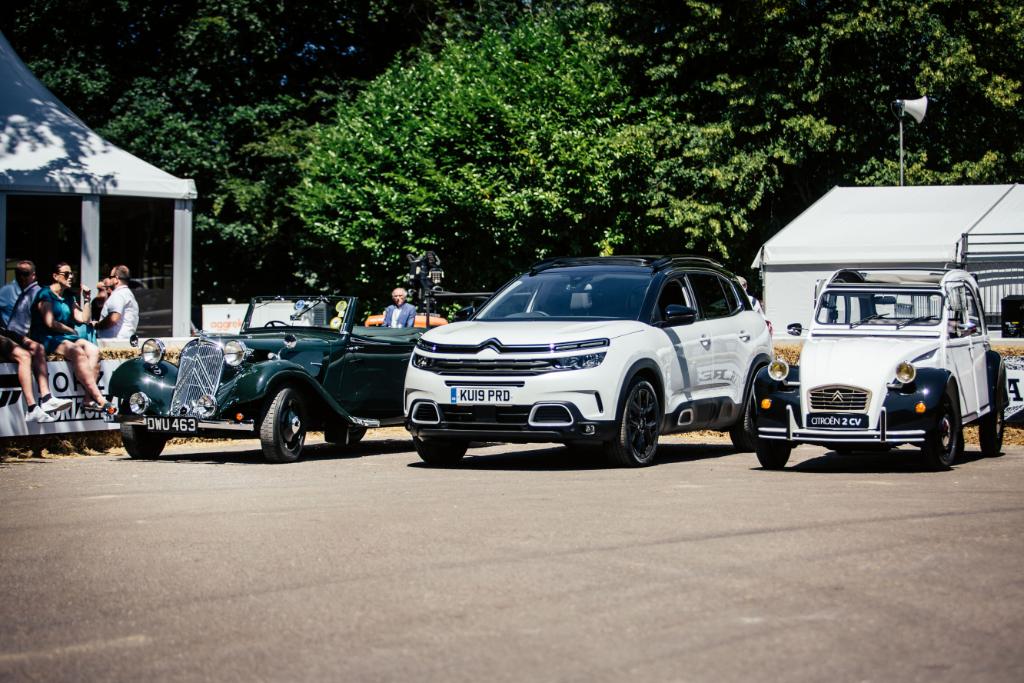 CitroenUK's tweet photo. We're at the @fosgoodwood with the @CitroenRacing Team, @MadsOstberg &amp; a range of heritage and concept Citroëns
If you can't make it to the Citroën stand, take a look at what we've been up to so far! We wouldn't let you miss out on the action 📸! 
#FOS #Citroën100 #InspiredByYou https://t.co/YVg2Cag8HZ