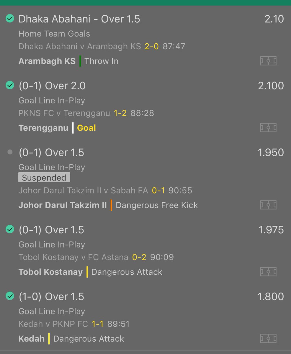 How cruel was that Telegram followers 😩 getting close to a big win though it’s coming 👀 hope some of you got some winners from that