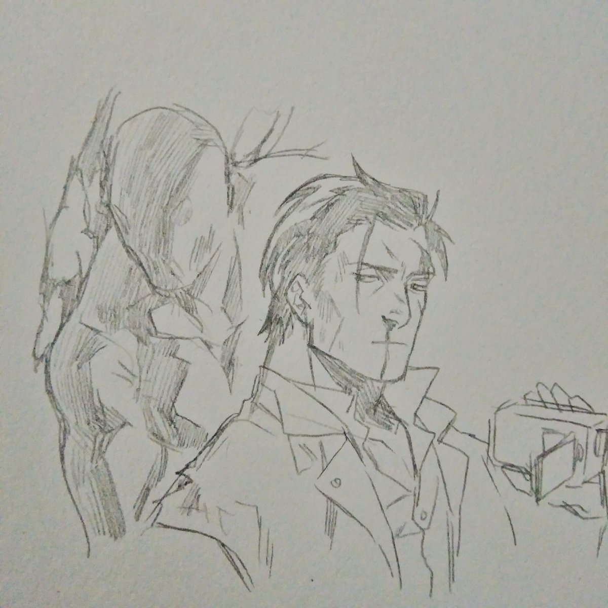 quozacchi's tweet photo. Miles Upshur, my first ever video game crush. Blake should've met him in outlast 2, red barrels I'm upset https://t.co/UkS6c0HenP