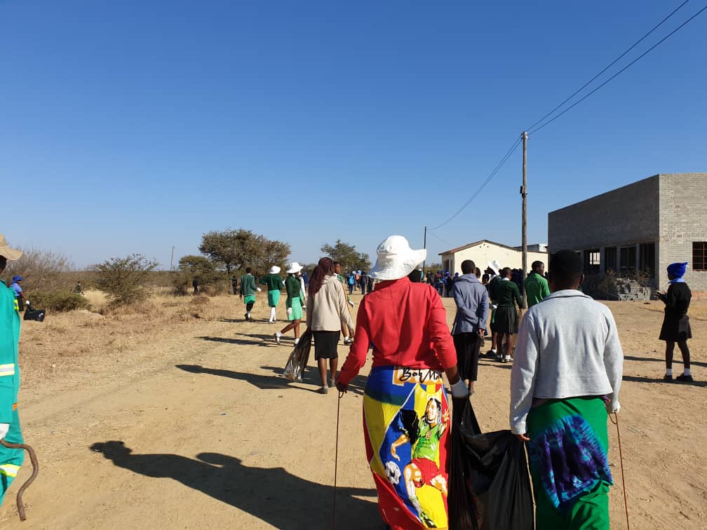 Clean up campaign at Ntabazinduna Center