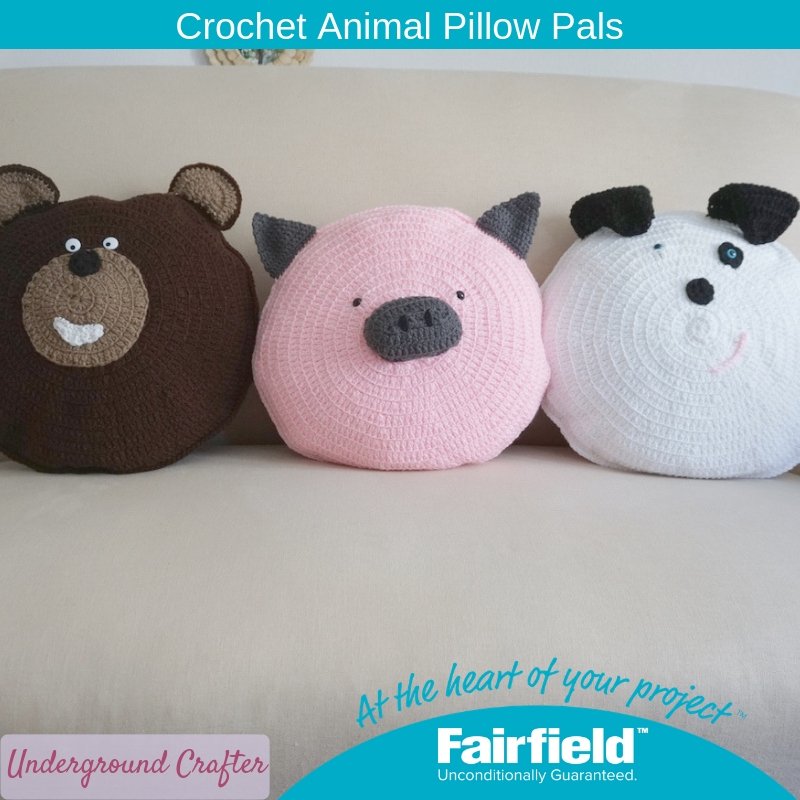 This Fun trio of adorable animal pillow pals made by Marie Segares are easy to crochet and are finished with round pillows, making them easy to stuff, too!
ow.ly/P7E950uRJNp