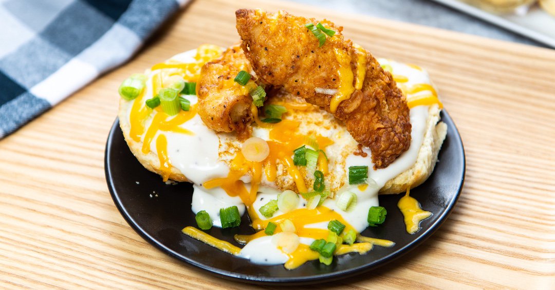 RisePrairieVill's tweet photo. Good gravy! We've got B&amp;Gs comin' at ya 5️⃣ different ways. More info on our Grand Opening coming soon! https://t.co/wyGtrqcvBb
