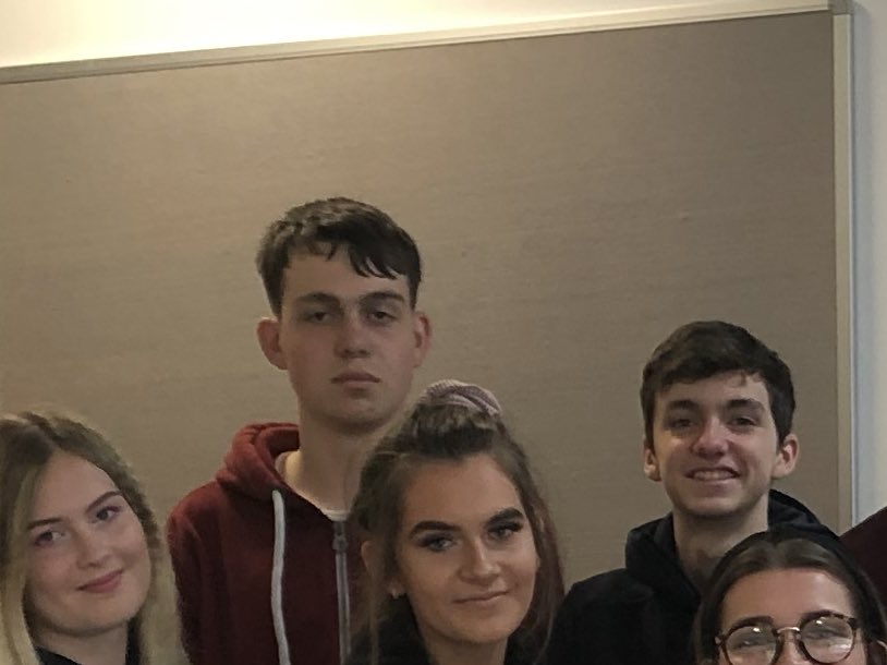 PortyScience's tweet photo. Miss Pierpoint and her last DCT class with 5H before they get new teachers next year. Jack Forbes is not very happy about it. #jacketsoff #phonesaway https://t.co/T8LqGvr1Hu