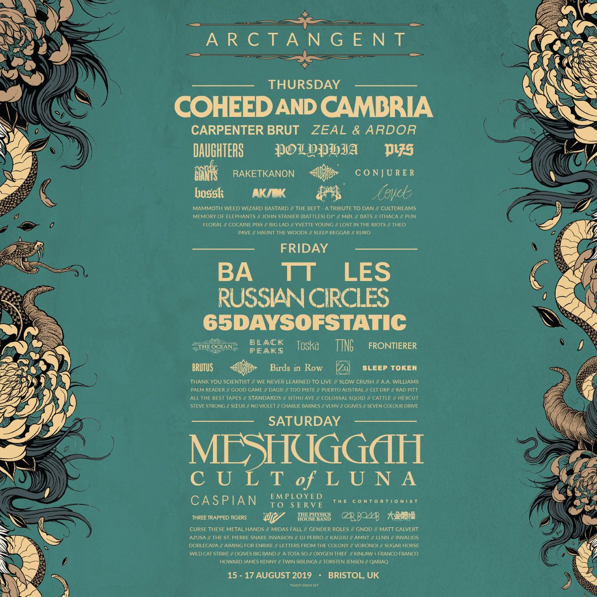 Here it is then: the final lineup, including all of our newest additions, in all its glory. Feast your eyes. 

Not got tickets yet? Don't hang about → arctangent.co.uk/tickets