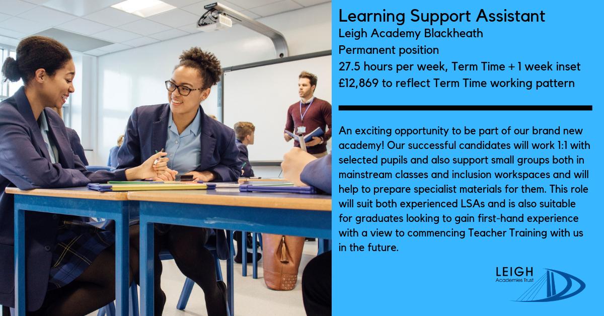 Leigh Blackheath (@leighblackheath) on Twitter photo For more information and to apply: bit.ly/2XtP9QK 
#LSA #Learningsupport #TA #Teachingassistant #Blackheath #Greenwich #London For more information and to apply: bit.ly/2XtP9QK 
#LSA #Learningsupport #TA #Teachingassistant #Blackheath #Greenwich #London