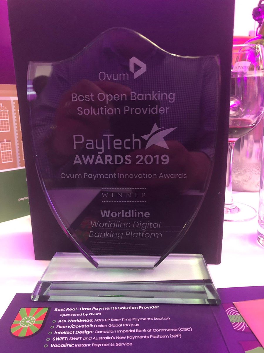 lisacolemanWL's tweet photo. What a week we have had. Great way to finish the week with an Open Banking award ! @WorldlineUKI @WorldlineGlobal #paytechaward https://t.co/HTHXFOgB0J