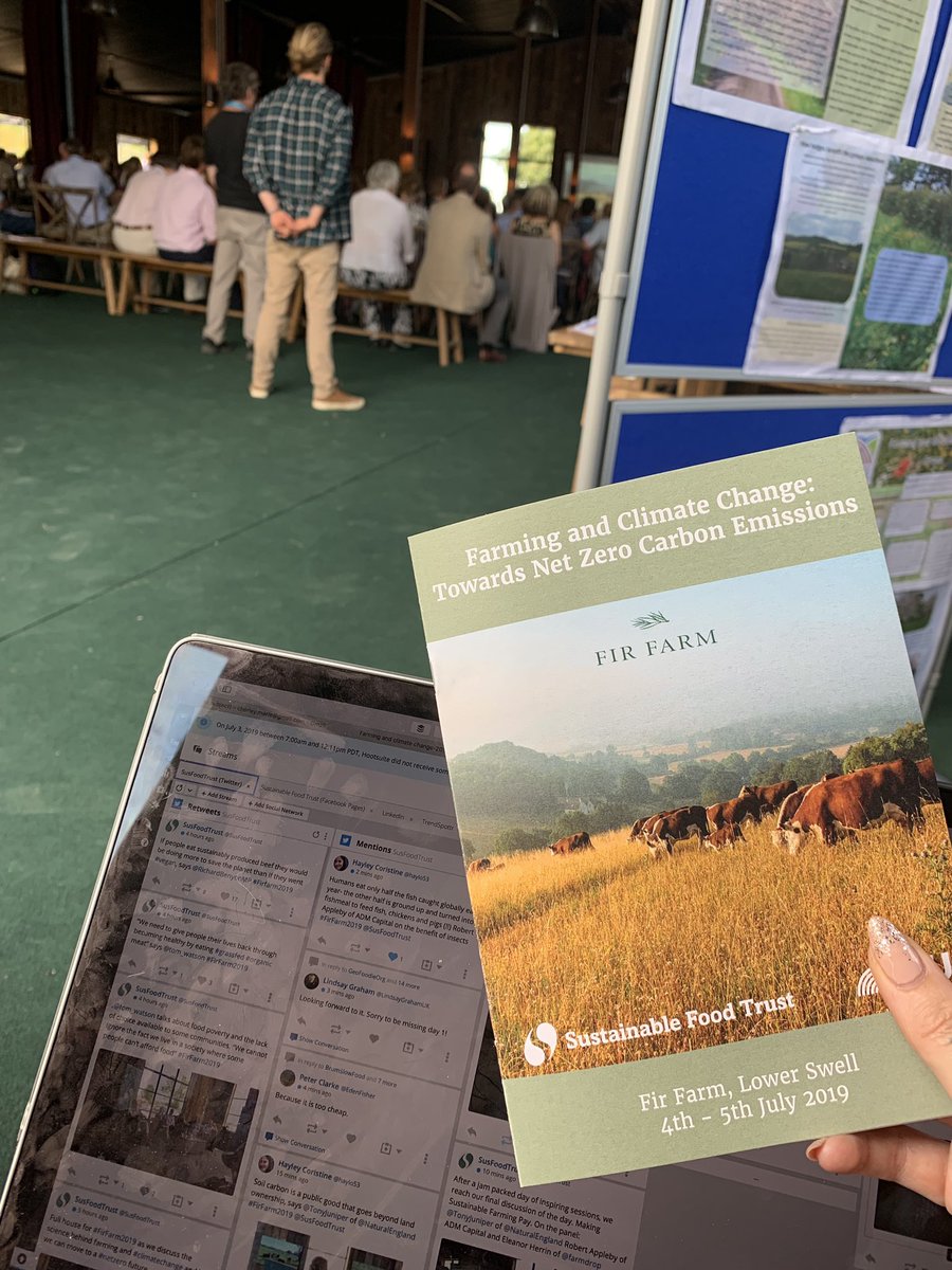 Marie_Chorley's tweet image. Great day at the @SusFoodTrust conference on Farming and Climate Change