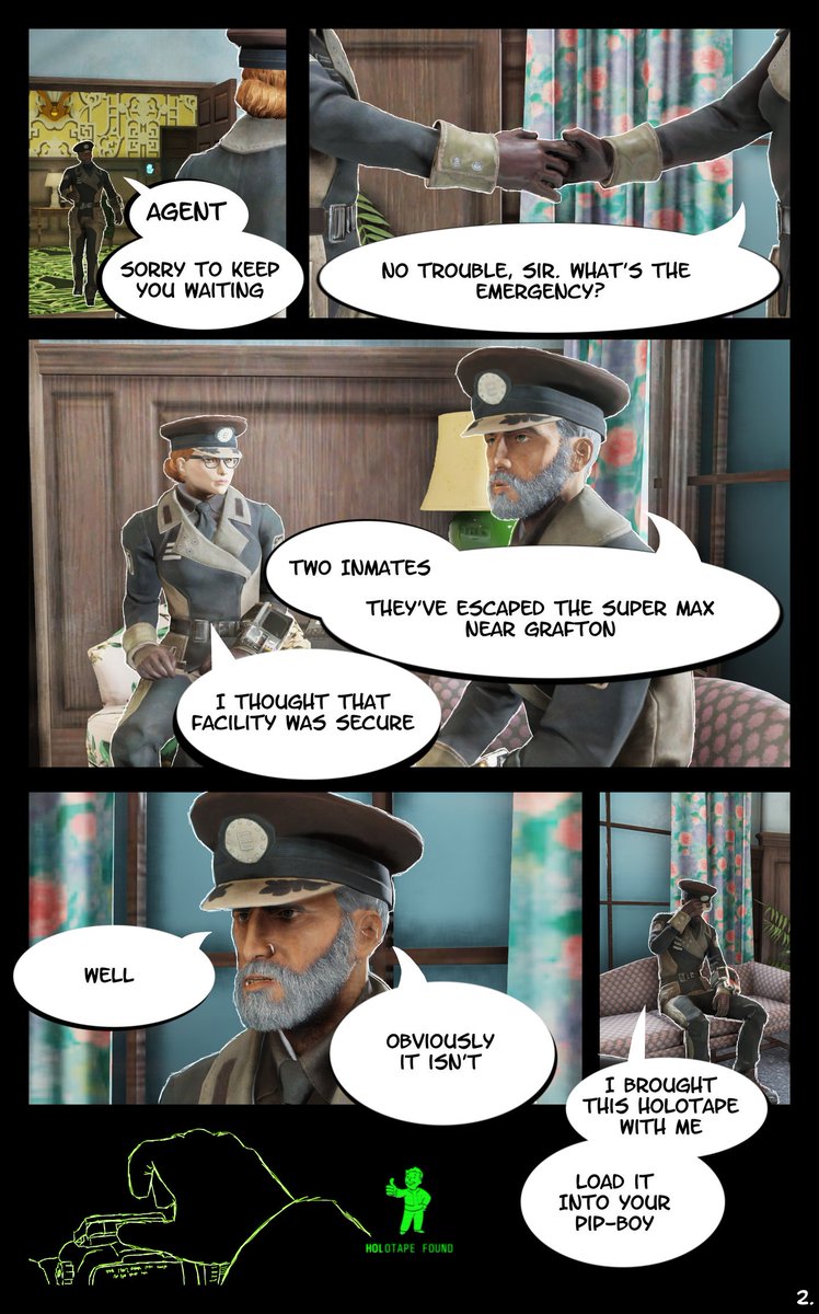 SGang76's tweet photo. And Now for the moment you have all been waiting for!  
              Presenting :
       The Sack Head Gang  
      A fan comic for #Fallout76 
@BethesdaStudios @LadyDevann @LoneVaultWander https://t.co/I6ivwEghIO