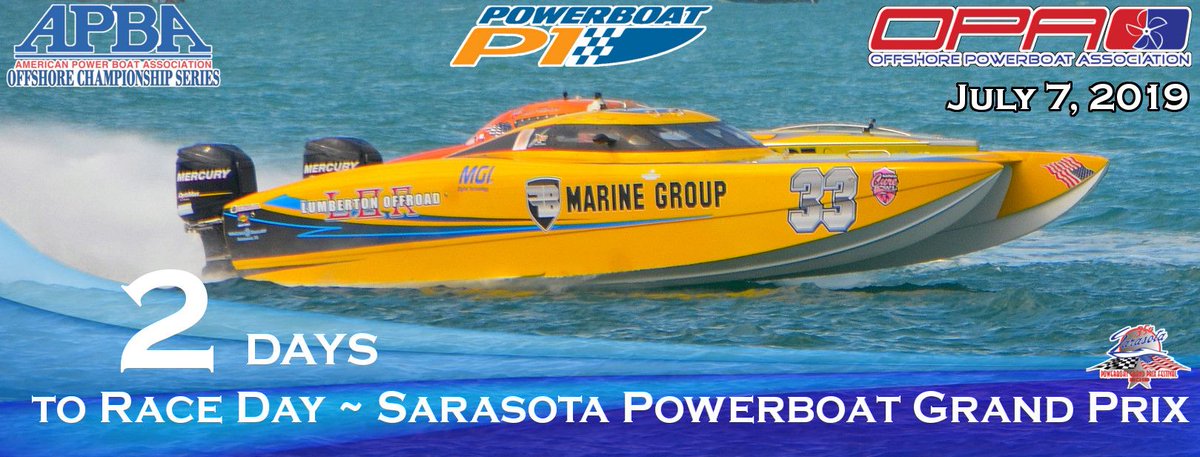 Countdown to Sarasota Powerboat Grand Prix ~ 2 days til Race Day 
Stop #3 of the APBA Offshore Championship Series
