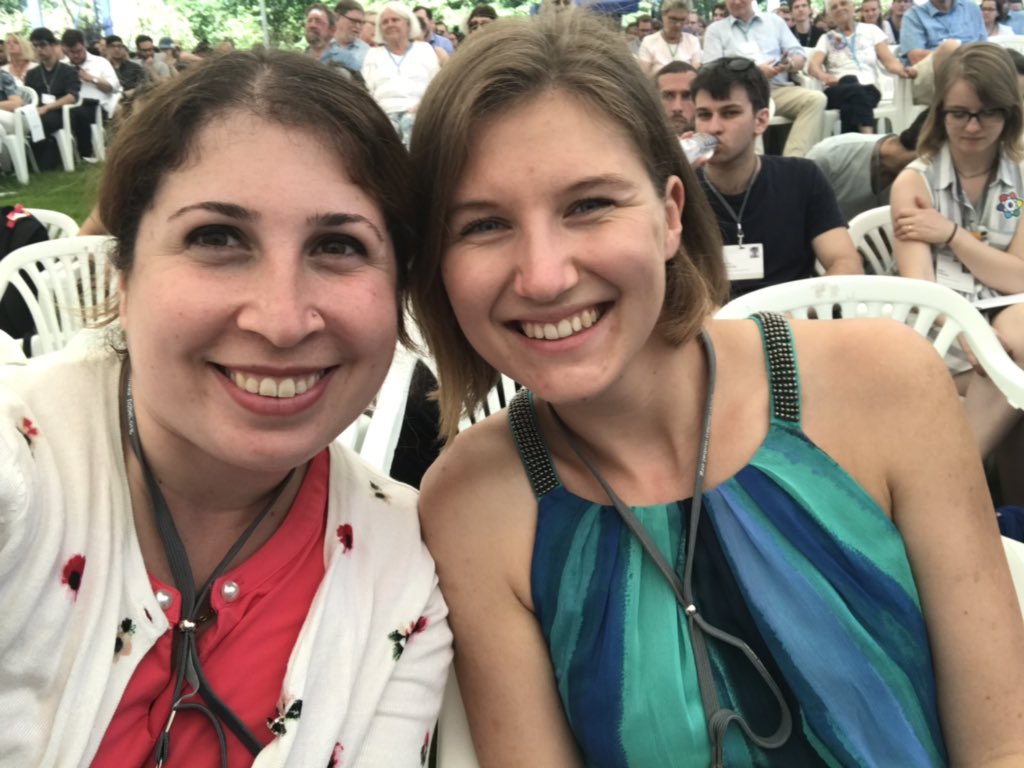 Gretik_'s tweet photo. Chance meetings at the Lindau meeting. Not only black holes, but also lives can collide and change forever! @lindaunobel #LINO2019 @ViolaBauernfei1 Dear friends, you will be missed! ☀️☀️☀️☀️☀️☀️☀️ https://t.co/ZWudWKD3TV