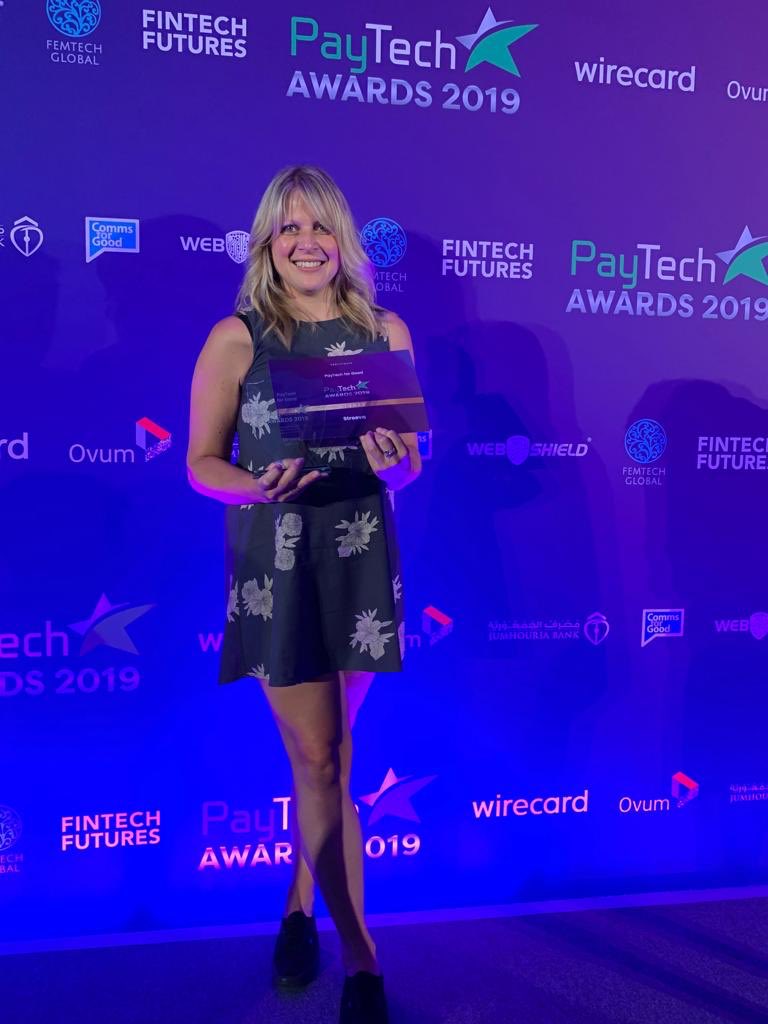 StreevaCo's tweet photo. We won ππ» #paytechawards #4causes #fintech #wearehiring https://t.co/fEhzGaVZff