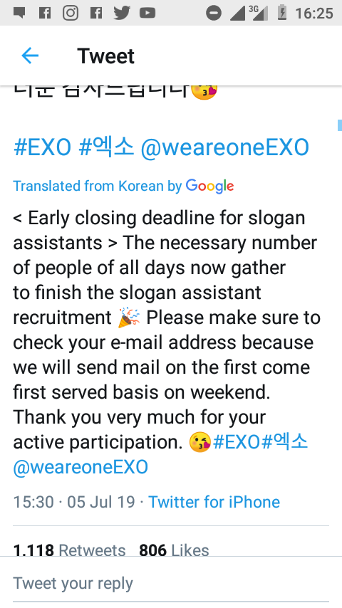 luvisCy's tweet photo. @exo_lab @weareoneEXO ☺️حنا خاطينا السما معليش
#MGMAVOTE #EXO
@weareoneEXO https://t.co/P1z4wXLN6f
