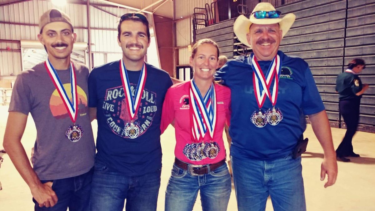 ManateeSheriff's tweet photo. Mounted Patrol Deputies Alvarado, Maggio, Bradley, and Vreeland took home a total of 12 medals at the recent #FirstResponderGames! Be sure to congratulate them the next time you see them out on patrol or at a community event! #TeamMCSO #Community #MCSOMountedPatrol https://t.co/JBay7QqXor