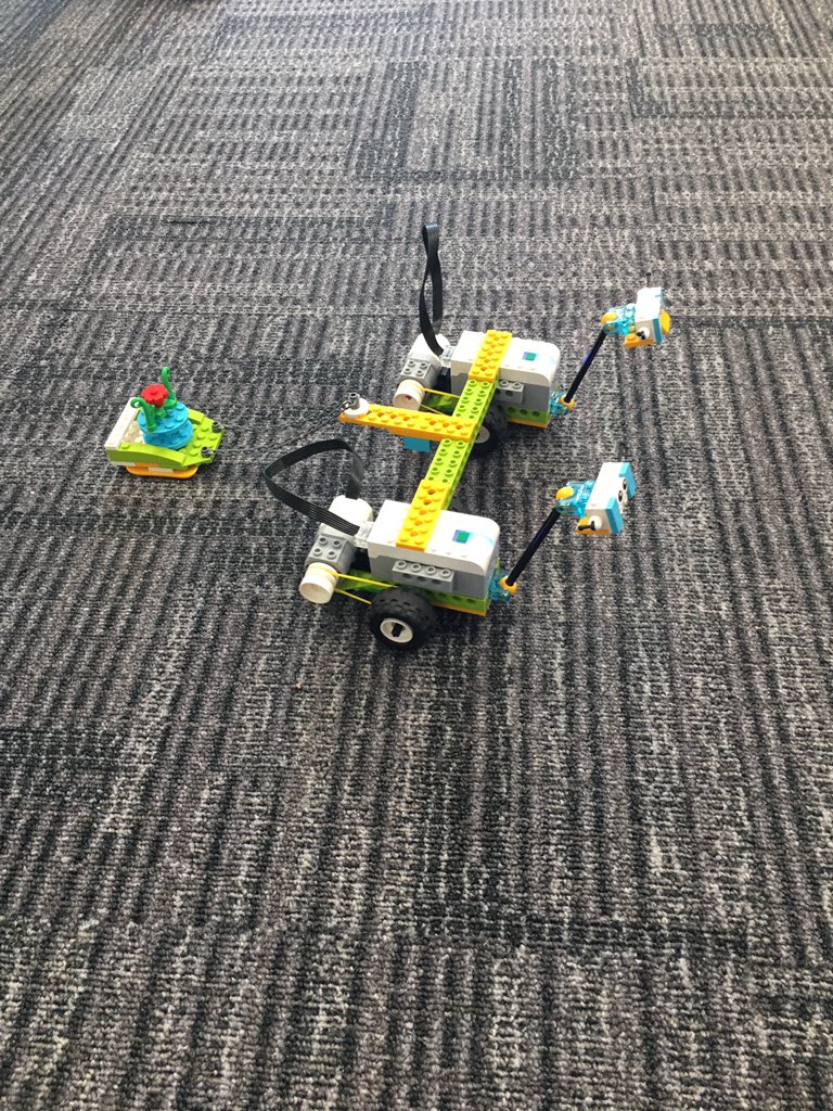 a1ig's tweet photo. @ForsbrookCe pupils showing their #LEGO #WEDO2.0 in action today #CISC19 today @royalsociety project at @EntrustSTEM @StaffsComputing @EngStaffs @StaffsCDT @staffsuni_cae @StaffsUni https://t.co/9VbMt3dCwT