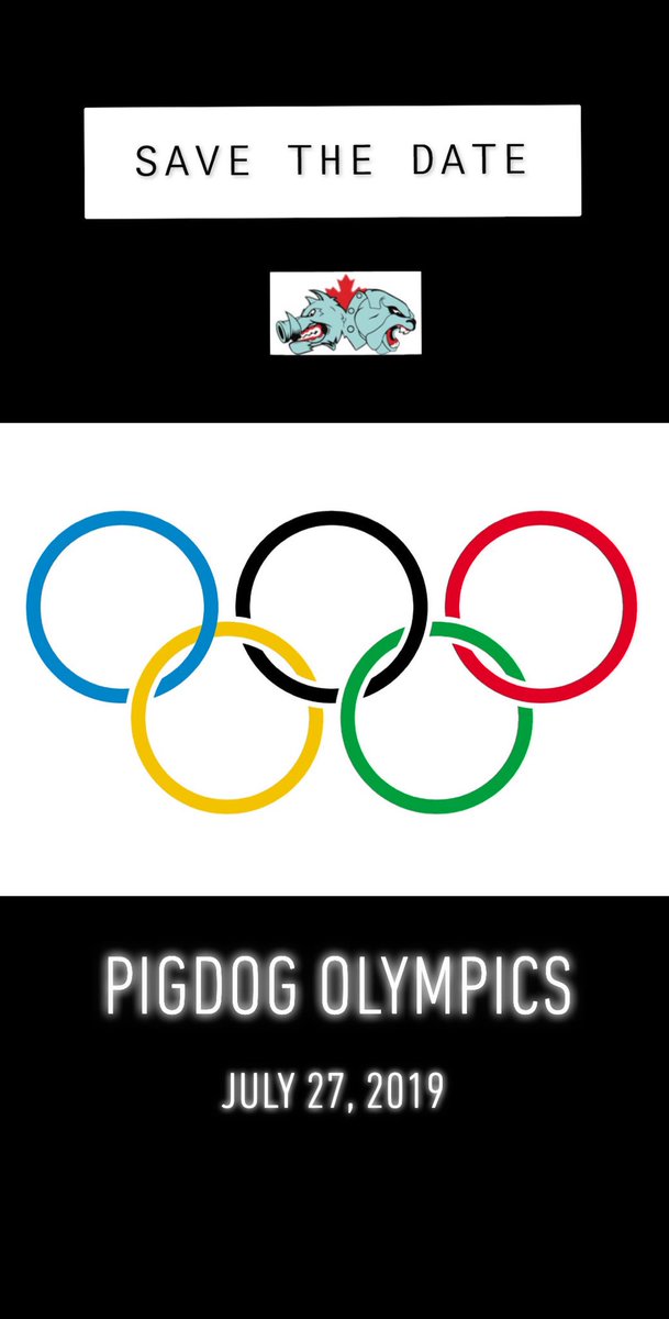 SAVE THE DATE - PigDog Olympics!July 27. Details TBA! #pigdogolympics #teaglach🥇🥈🥉
