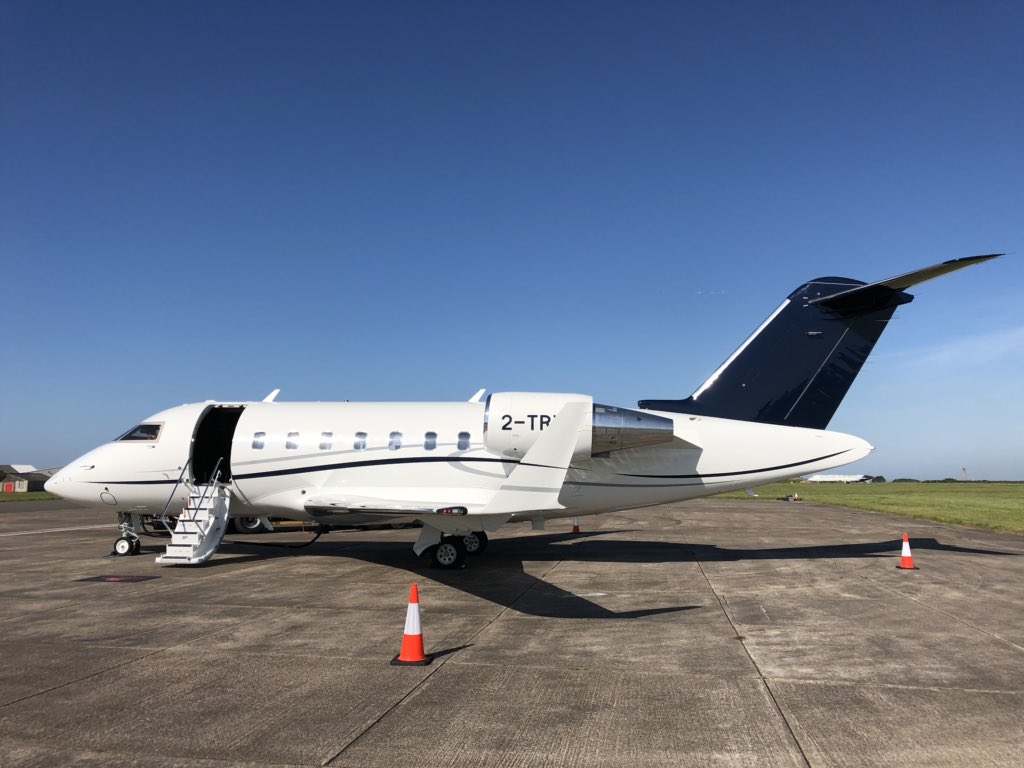 Global Trek Aviation in Cardiff Int'l, Wales, UK (EGFF) welcomes in this fine looking Challenger 605 for a quick turnaround.

#visitcardiff #EGFF #vip #fbo #aviation #CL605 #businessjettraveller #aircraftcharter  #charterflight #jetcharter 
#globaltrekaviation #BizJet #VIPcharter