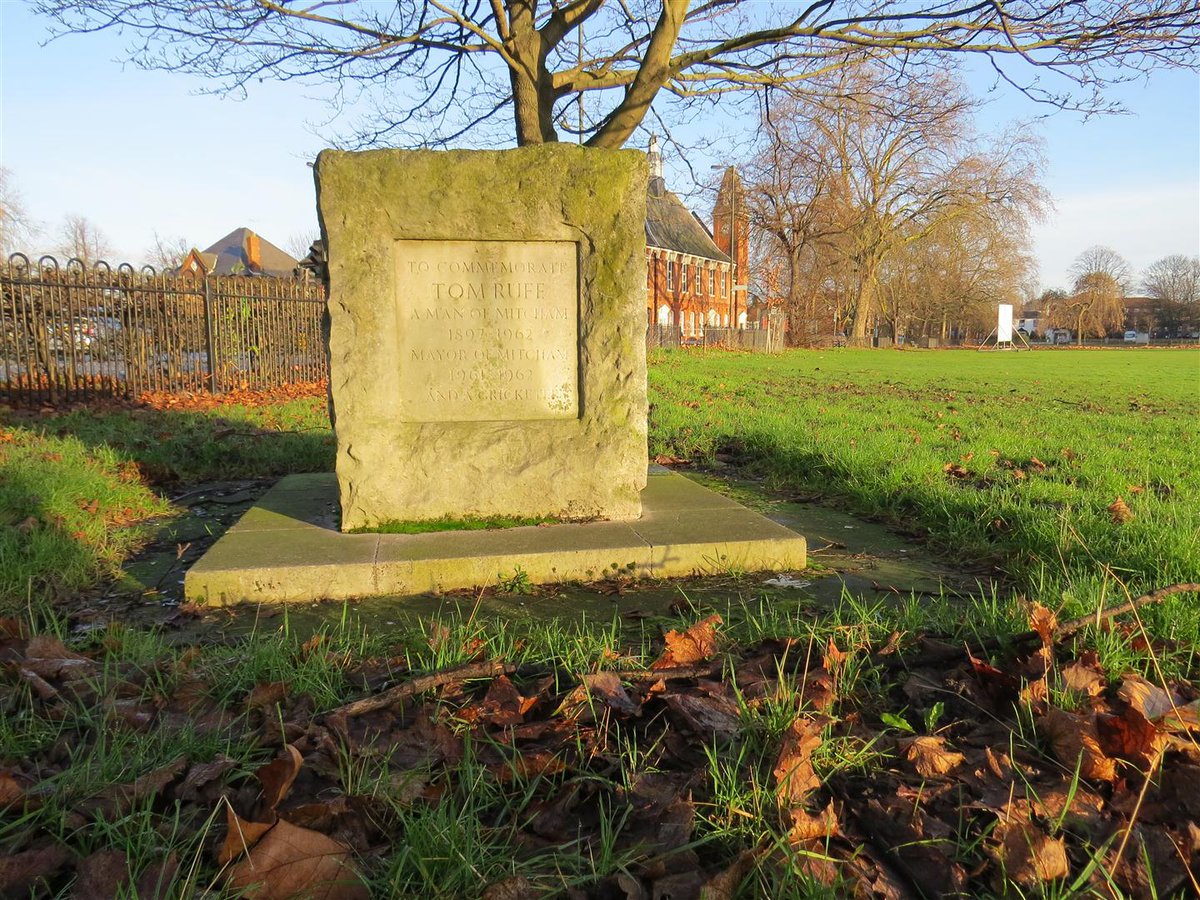 MitchamCrktGrn's tweet photo. 14/50 Cricket Memorial Stone - commemorating the oldest cricket ground in the world where the game has been played every year since 1685. Funded by public subscription and recently cleaned by @mitchamcrktgrn with support from @HeritageFundLON. #CricketGreenat50 https://t.co/KxOtDDAECJ