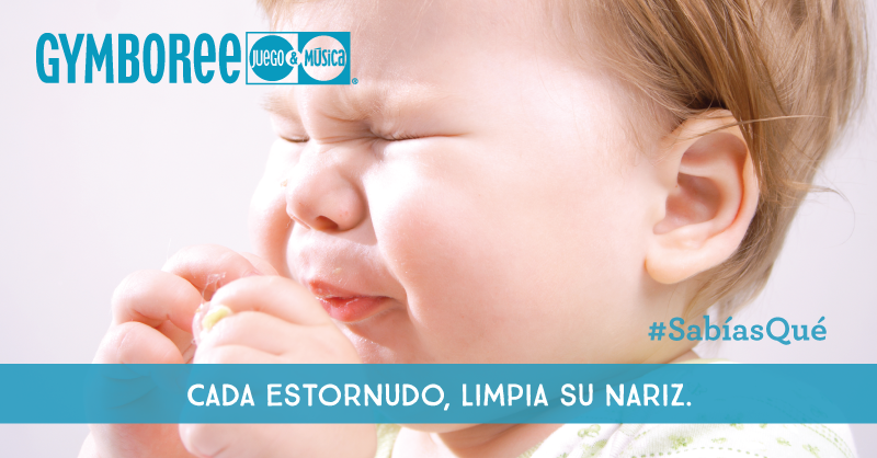 GymboMexico's tweet photo. Los bebés estornudan frecuentemente para limpiar sus vías respiratorias por lo que deberás observar la frecuencia con que lo hace. Ante sospecha de resfriado, es mejor consultar con el Pediatra. https://t.co/ZeDeHpltct