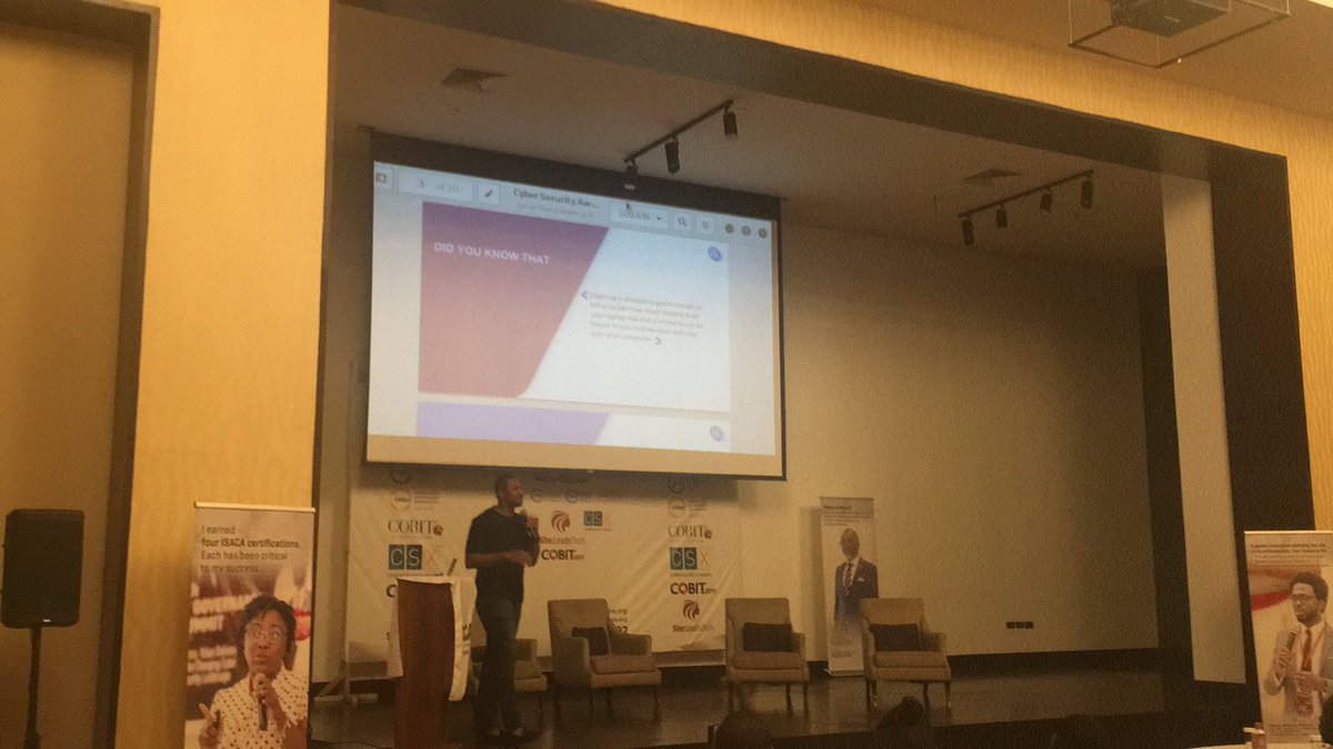 205Accra's tweet photo. Dr.Bright G Mawudor; Head,Cyber Security Services-Internet Solutions (MEA) takes on Cyber Kill Chain;Live Demo
#itrisk2019 #infosec #infosec #isaca #isaca@50 #isacagls @BRIGHTZEED https://t.co/O0ATjosNqo
