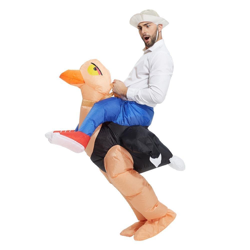 DontGetStuffed's tweet photo. Inflatable Ostrich Fancy Dress Blow Up Costume £5.69 delivered amazon

Reduced from £28.99 to this lowest ever price. Excellent reviews and sure to bring fun to any occassion and with built in fan will stay blown up too
https://t.co/U7RjlpqQq3
#pridecostume #hotbird https://t.co/ORCEtMBoSC