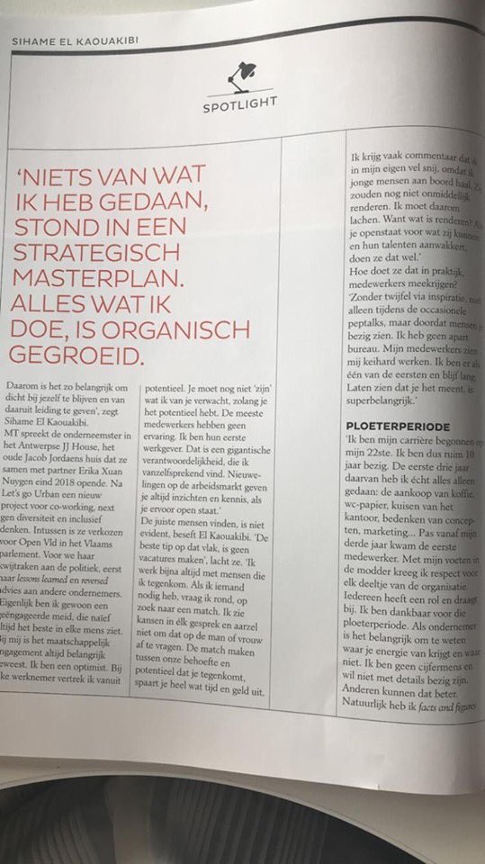 NancyDVogelaere's tweet photo. Vandaag #MTmagazine ik bus met mijn Interview met @SihameElk dat ik mocht afnemen ... zalig 🙌🙌🙌#straffeM https://t.co/b8UmwlS4ZC