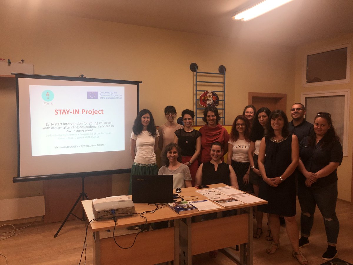 StanchevaM's tweet photo. Great time to share ideas and knowledge @ManolevaAnna @stayinproject #autism #erasum+ #earlyinterventionautism #bapid https://t.co/K3ncJ35q7g