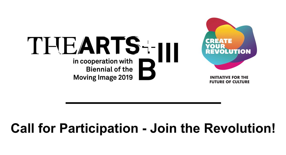 THE_ARTS_PLUS's tweet photo. CALL FOR PARTICIPATION: “Create Your Revolution” – the global campaign by @Book_Fair @UN @boev puts culture at the center of global discussion. @THE_ARTS_PLUS and @B3_Biennale invite change makers. Apply until 31 July 2019.  #createyourrevolution  https://t.co/uEtJxDYRWC https://t.co/vEZXBAzJVr