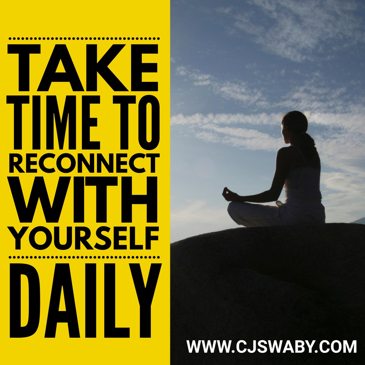 CjMSwaby's tweet photo. It's easy to forget about your own wants, needs and your own state of being...

Getting caught up in the demands of your day to day, your relationships, your career.

It's important for your own wellbeing, to take time to reconnect to yourself daily. https://t.co/kupNqlz6qq