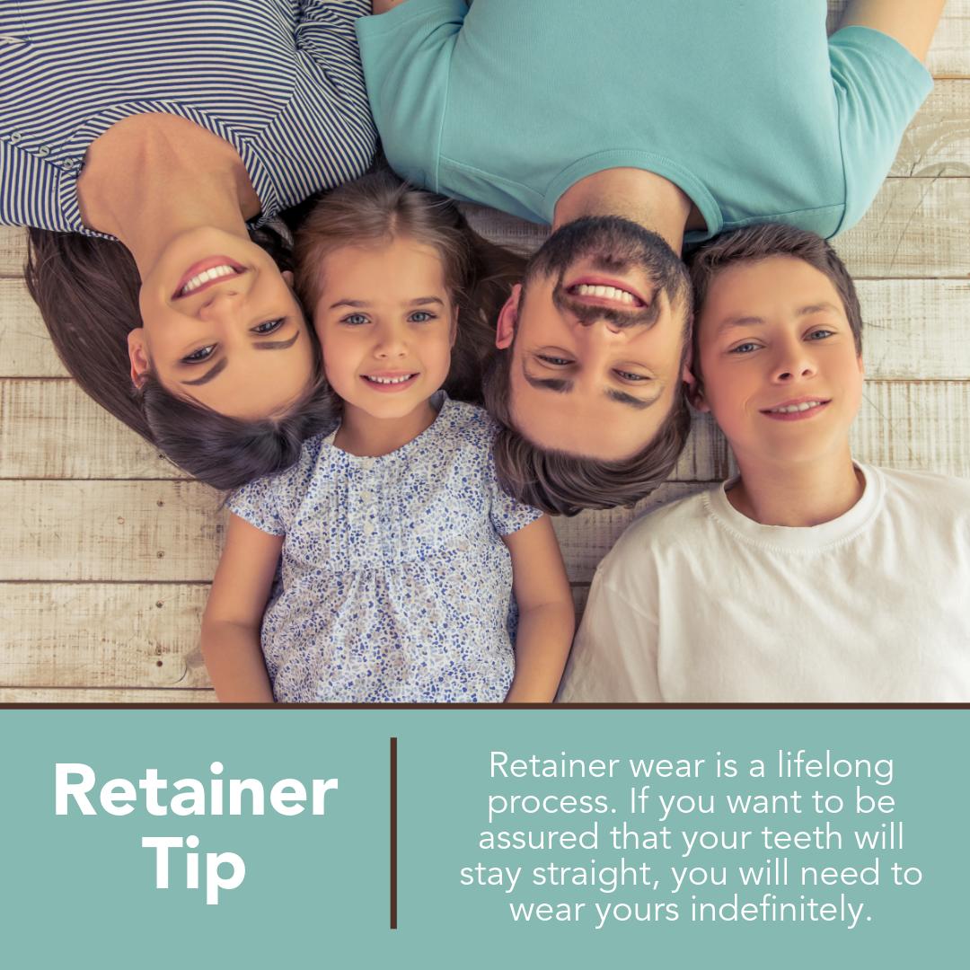 OrthOfCambridge's tweet image. After completing your treatment, make sure you always wear your retainer to keep your new smile in place! Keeping your smile straight is a lifelong process! #RetainerTip #OrthodonticsofCambridge