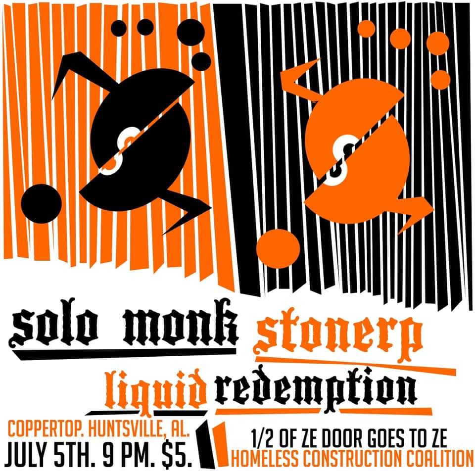 Come check us out tonight with Solo Monk and StonerP! #huntsville #livemusic #arts #SoulMusic #live #MadisonAL #alabama #tennesseevalley