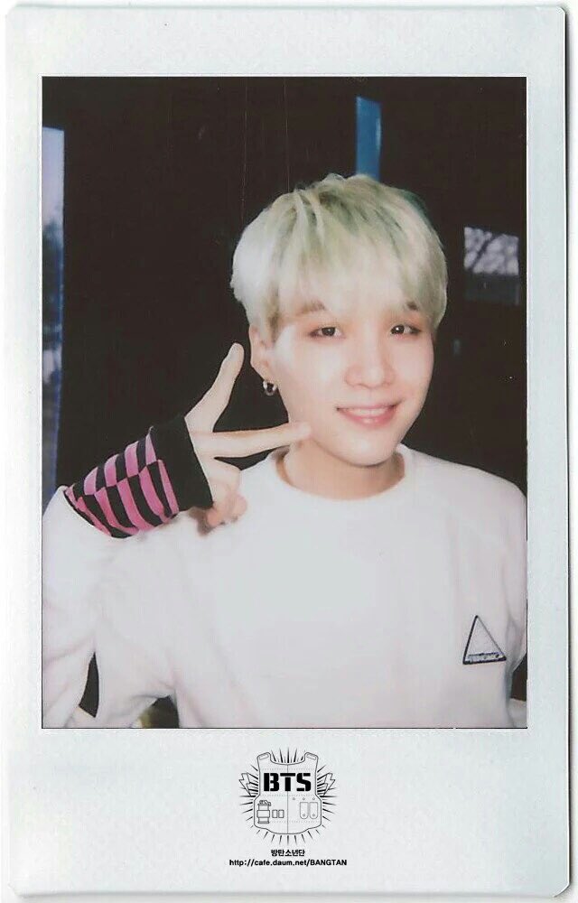 yoongi’s polaroids • a thread: