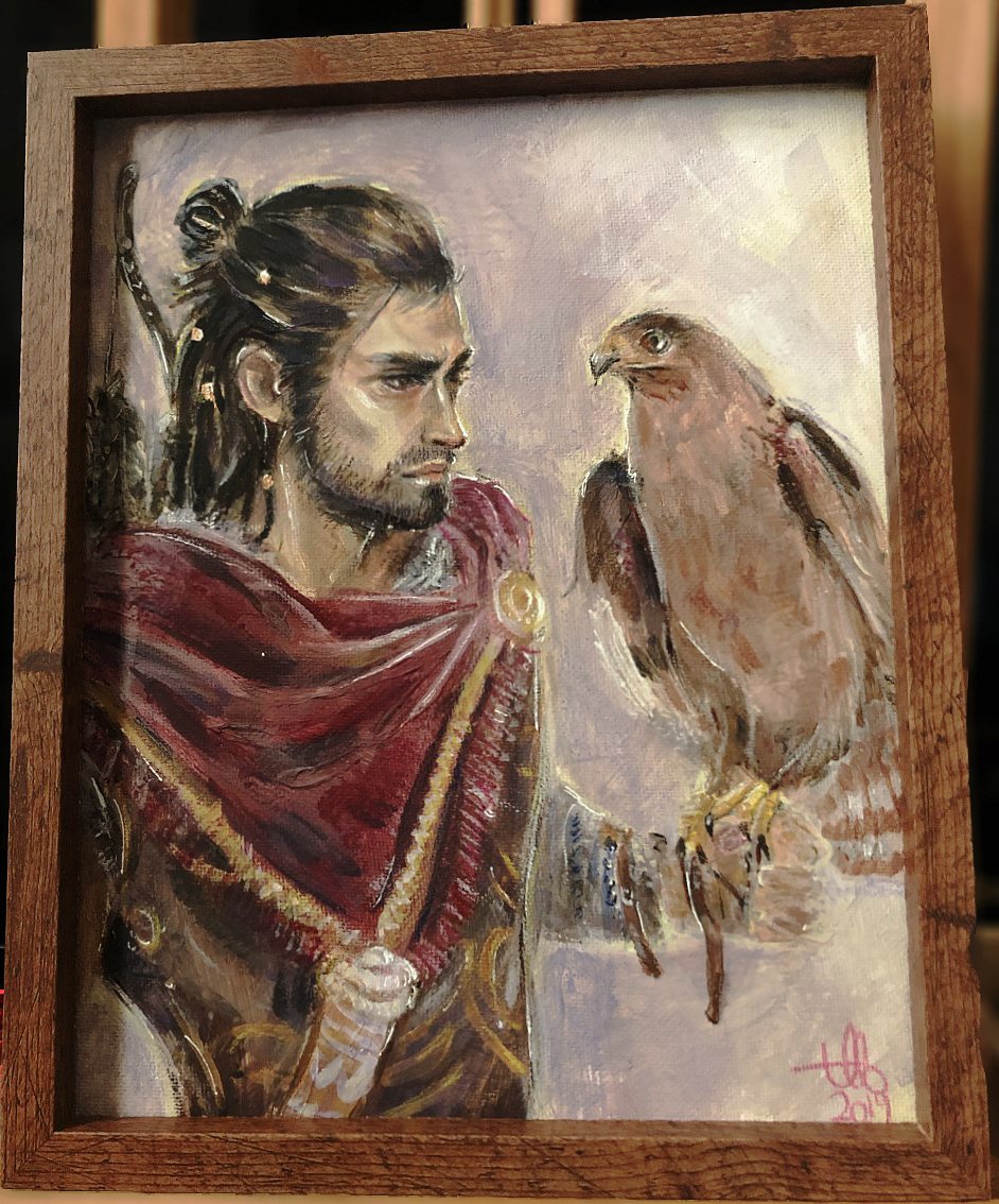 dai_abdulkareem's tweet image. لأني ما رسمت بألوان الأكلريك من سنه تقريباً.. سكتش سريع.
هالأسبوعين أدمنت أساسن كريد أودسي للنخاع، أكثر لعبة مبهره ومظلومه وجداً فاجئتني بكل الجمال والتفاصيل والموسيقى اللي تحويها. إذا شخص يحب الأساطير والقصص حولها لازم يجربها! ✨✨