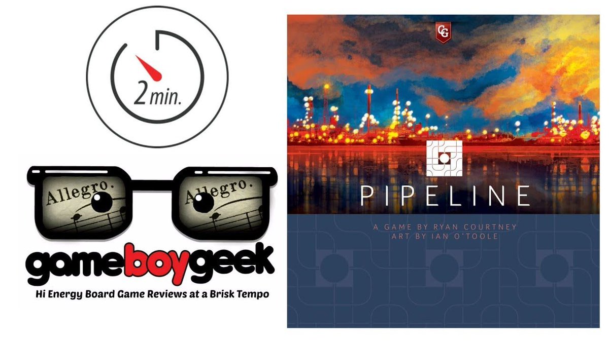 SAHFamilyGamers's tweet photo. Pipeline (2-min Allegro) Review with the Game Boy Geek https://t.co/ddbBwNDlxe via @TheGameBoyGeek https://t.co/kZ5OXaZoNA