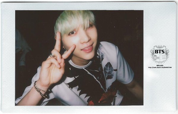 yoongi’s polaroids • a thread: