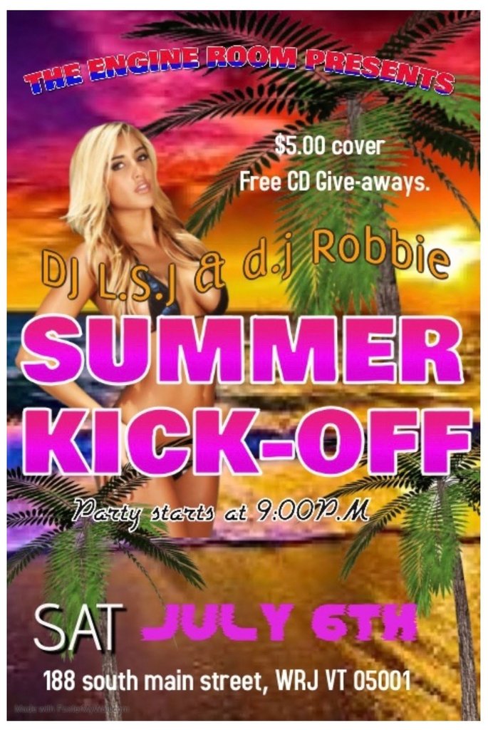 Tomorrow Night! 

9pm-12am
8pm Doors
21+ Only
$5 Cover