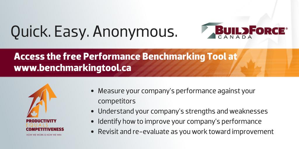 BuildForceCan's tweet photo. Construction employers/contractors: Want to become an industry leader? The Performance Benchmarking Self-Assessment Tool can provide a timely wake-up call for areas of underperformance. Free &amp; anonymous: https://t.co/V7ShjBLdOB. #performancebenchmarking #HowWeWorkIsHowWeWin https://t.co/aVs3rKRRGI