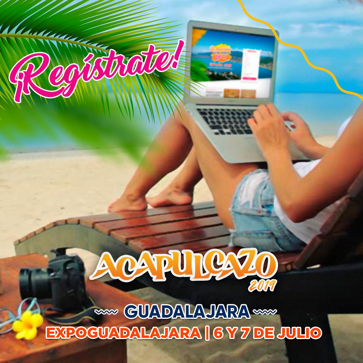 acapulcazo_of's tweet photo. ¡Ya puedes hacer tu pre-registro para el #Acapulcazo2019 en nuestro portal https://t.co/XvRDQ2ntk7! 🌴🌊 ExpoGuadalajara, #GDL 6 y 7 de julio en el Salón de Eventos.

Horario: 10:00 - 20:00 hrs #Acapulcazo #vacaciones #promociones " https://t.co/0sJjx2AD14