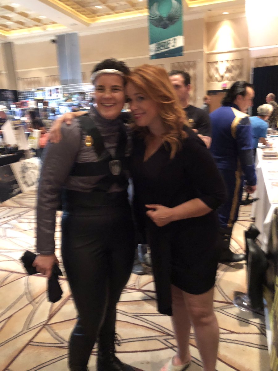 shark_o_saurus's tweet photo. It’s #PhotoOpFriday and I don’t even know if this really counts.
At STLV18 @ChaseMasterson made me PROMISE that I would come see her at STLV19. And to be completely honest, within the last year, that promise has been the only thing keeping me alive. #startrek @StarTrek https://t.co/hQDIW3Iej1
